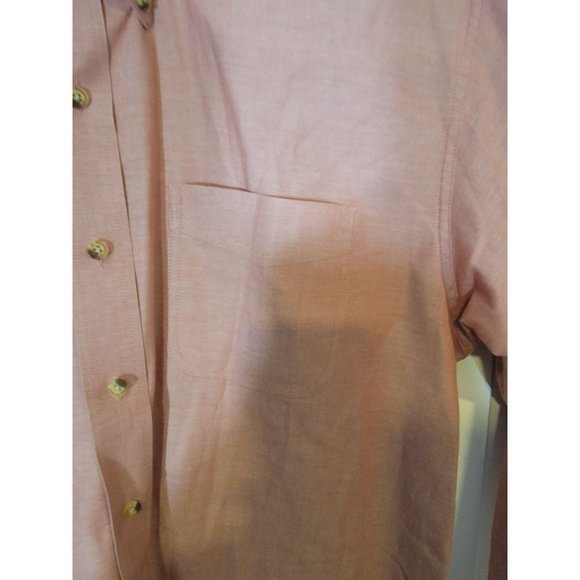 L.L. Bean Long Sleeve Cotton Dress Shirt Size Large Reg - Picture 4 of 5